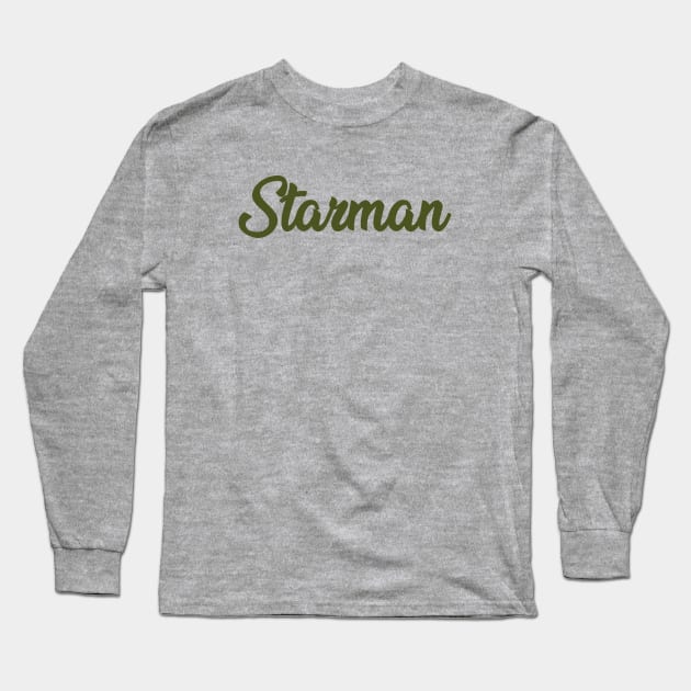 Starman, green Long Sleeve T-Shirt by Perezzzoso